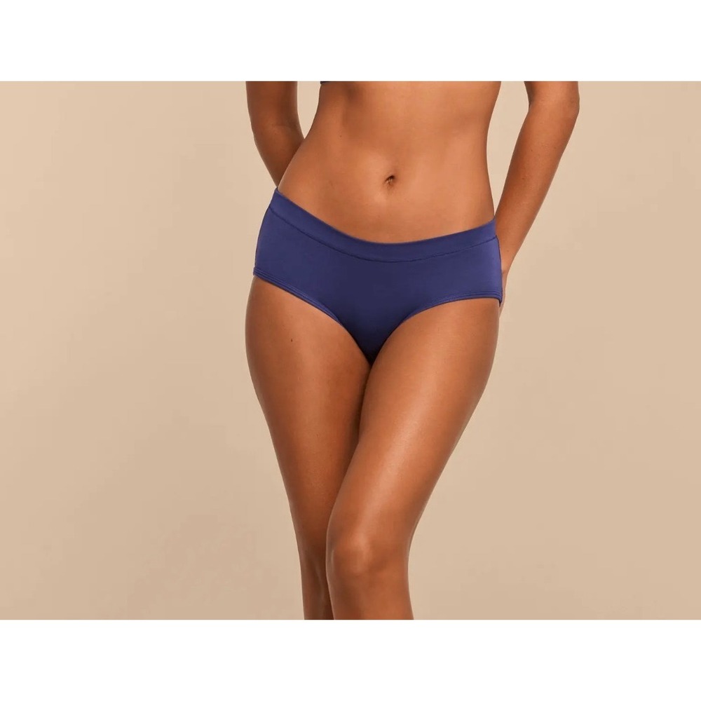 MeUndies Womens Hipster Underwear Navy Blue Solid MicroModal Stretch XL W710